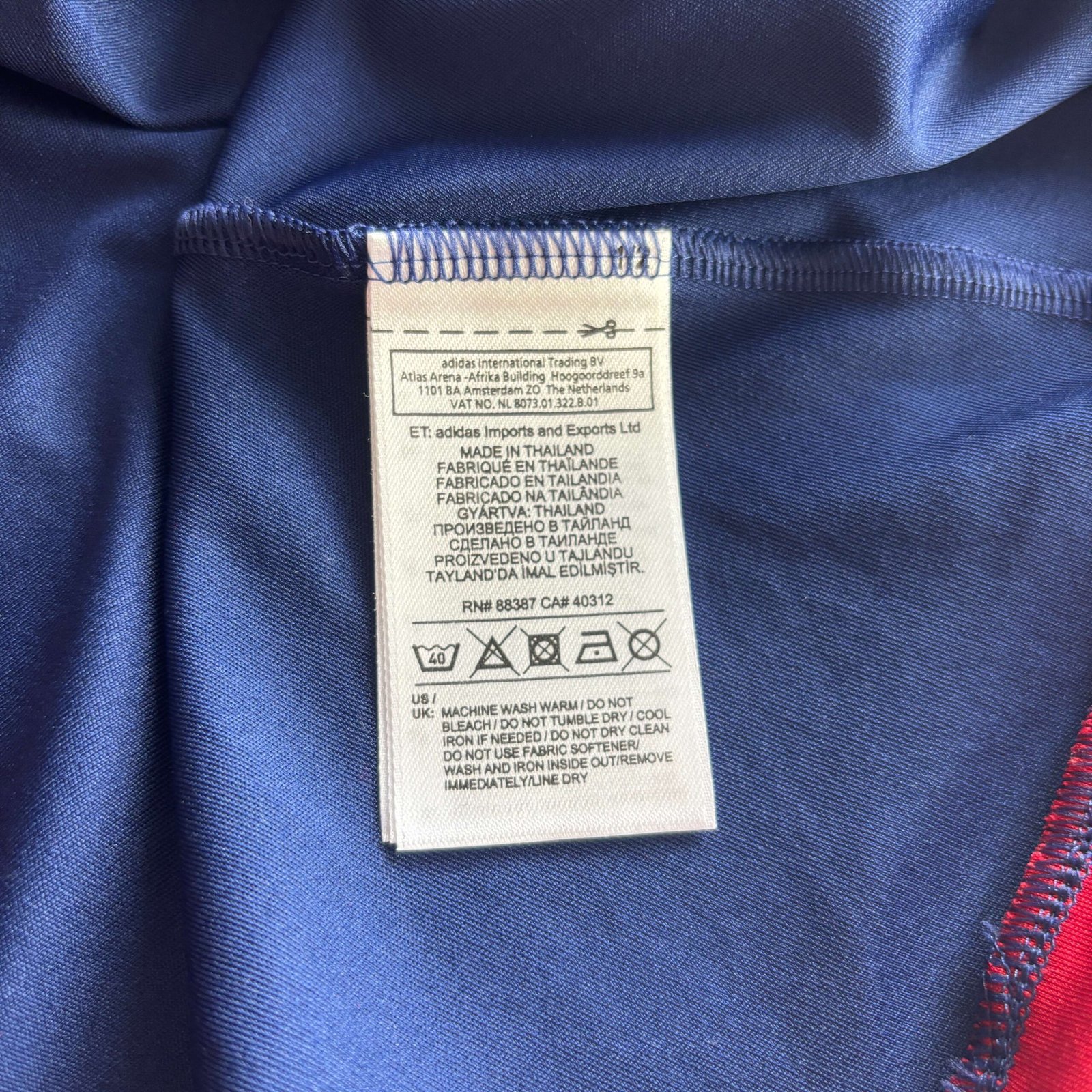 Mol Fehérvár 2015-16 Adidas harmadik számú Tischler Patrik foci mez M-es - Image 10