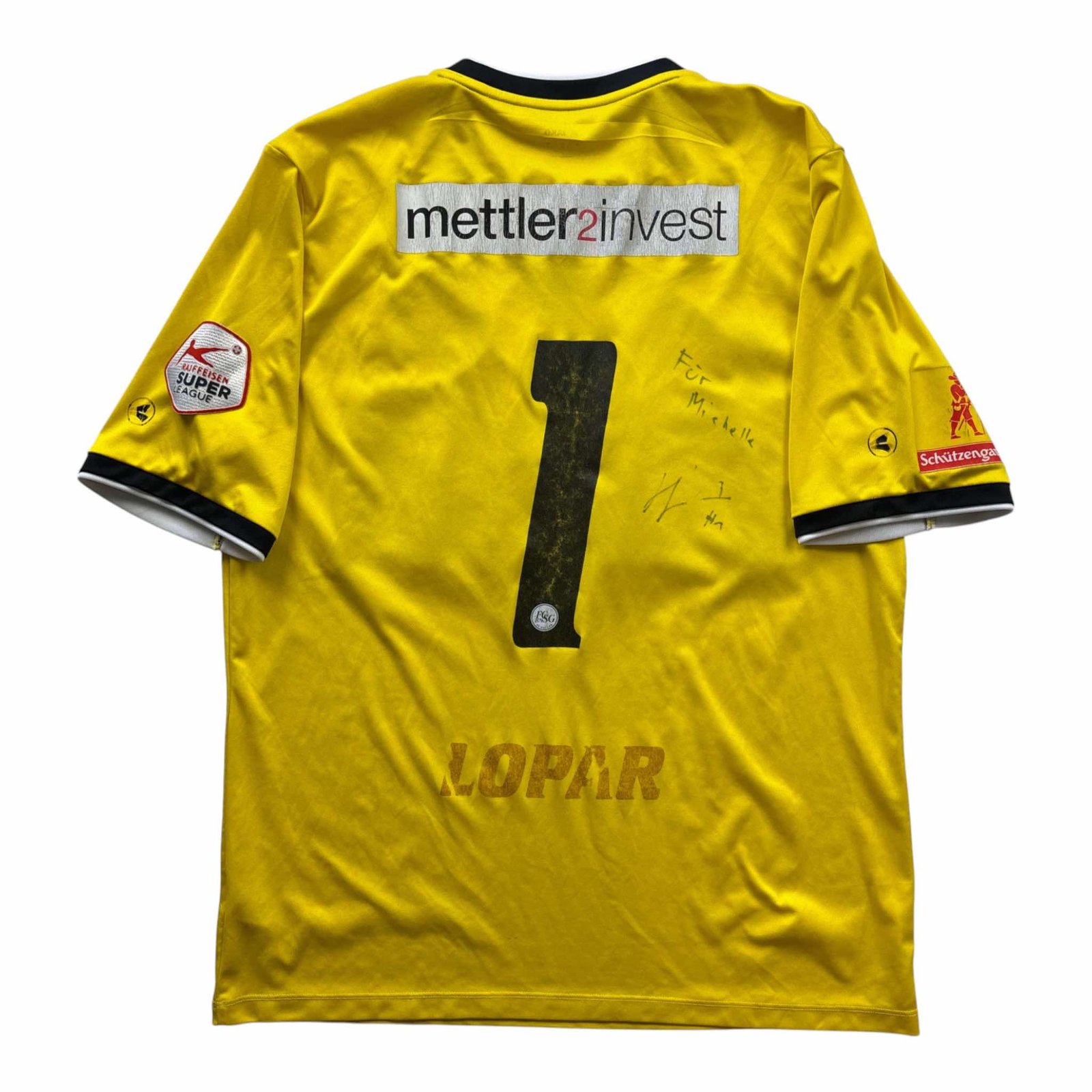 St. Gallen 2015-16 Jako kapus Daniel Lopar *Aláírt* foci mez L-es