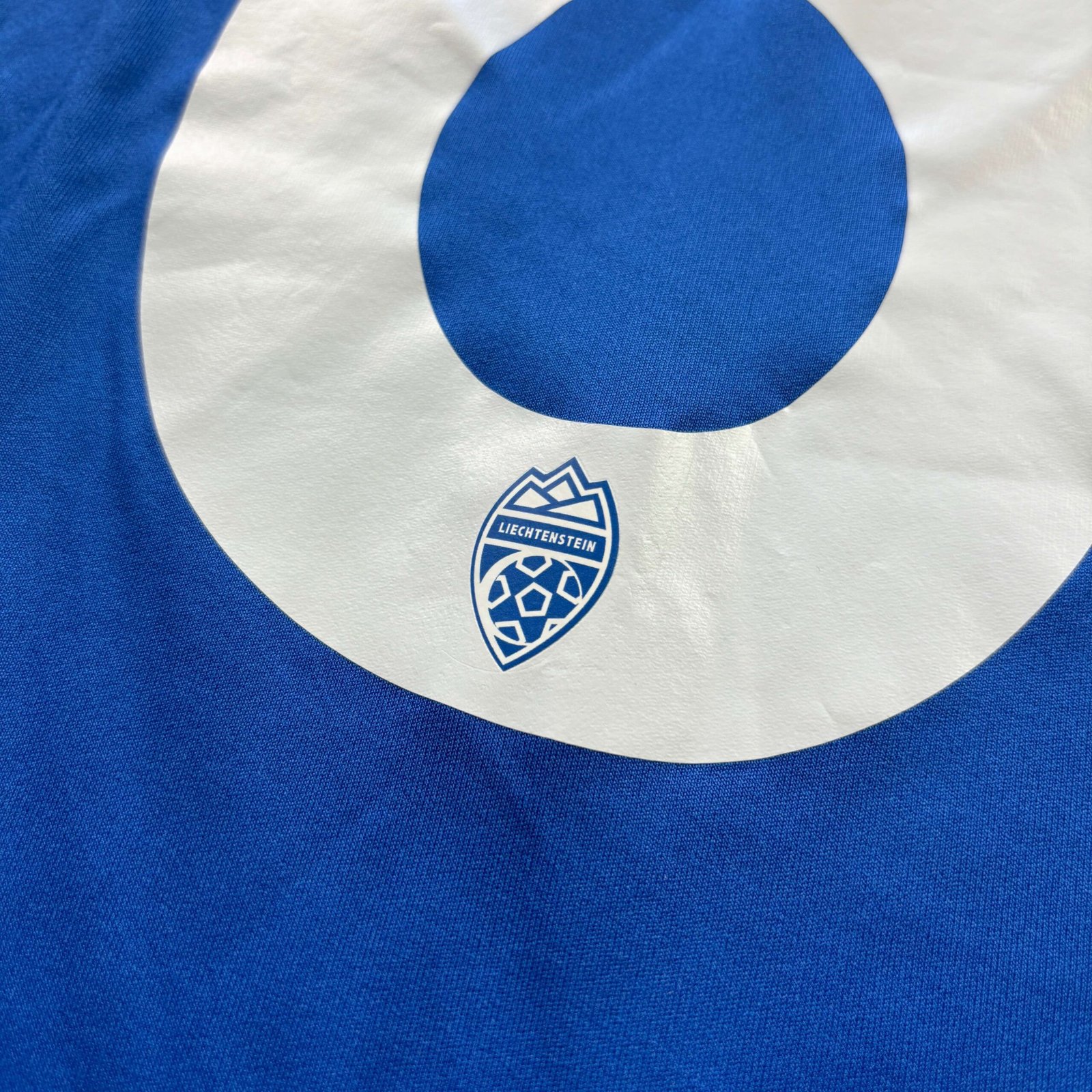 Liechtenstein válogatott 2020 Macron hazai Andreas Malin foci mez L-es