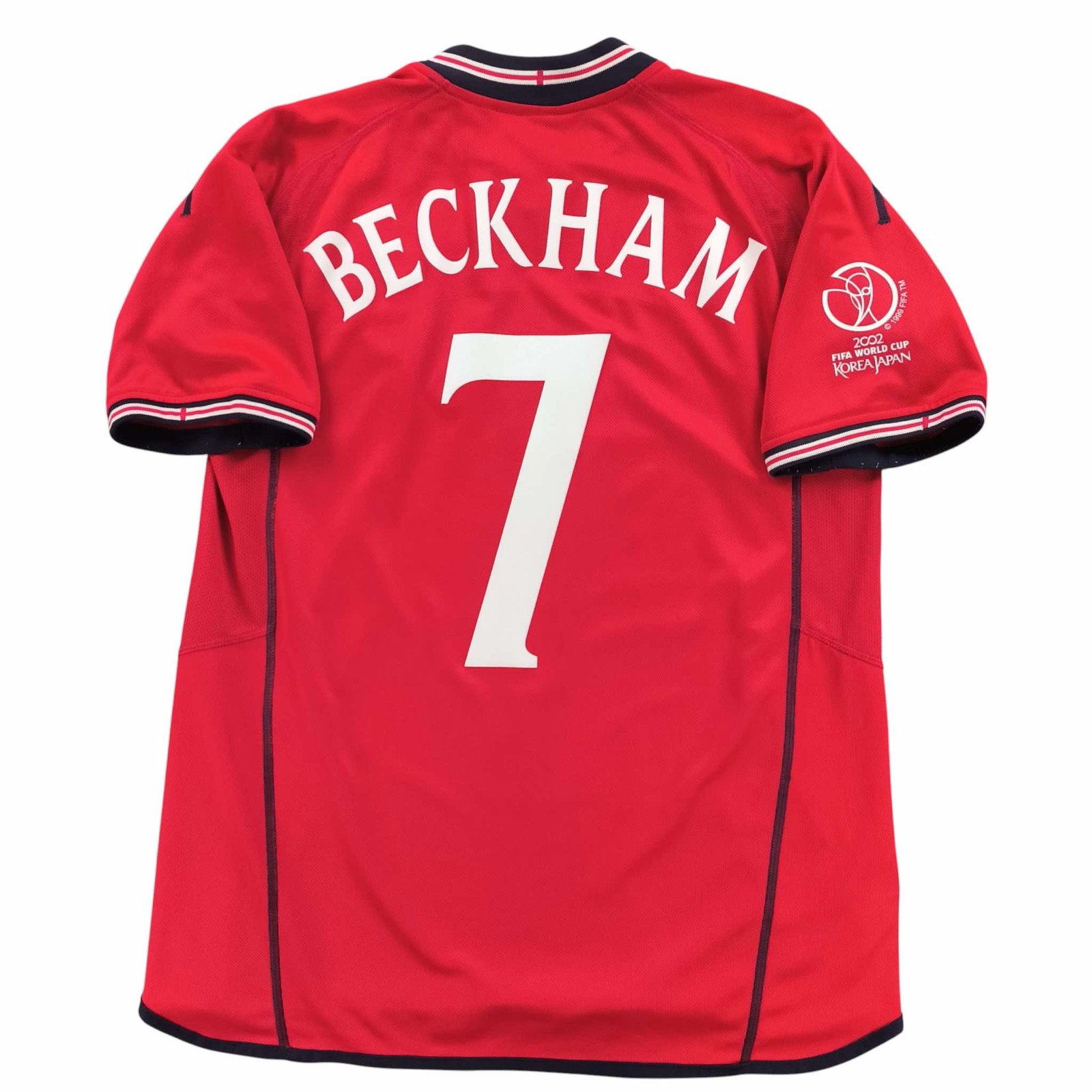 Anglia Angol válogatott 2002-04 Umbro vendég David Beckham foci mez M-es