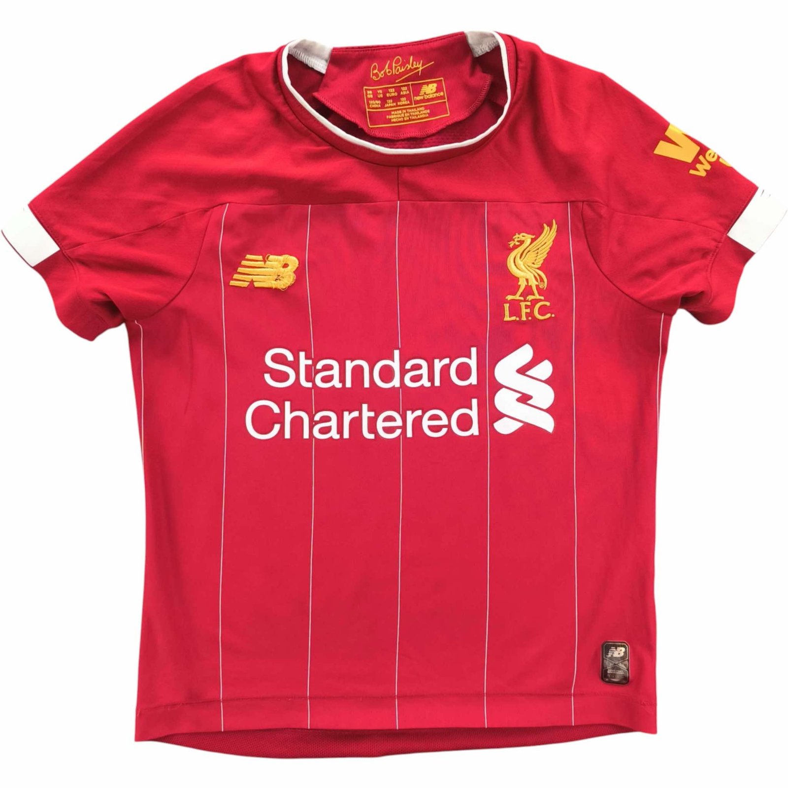 Liverpool 2019-20 New Balance hazai foci mez gyerek 122-es
