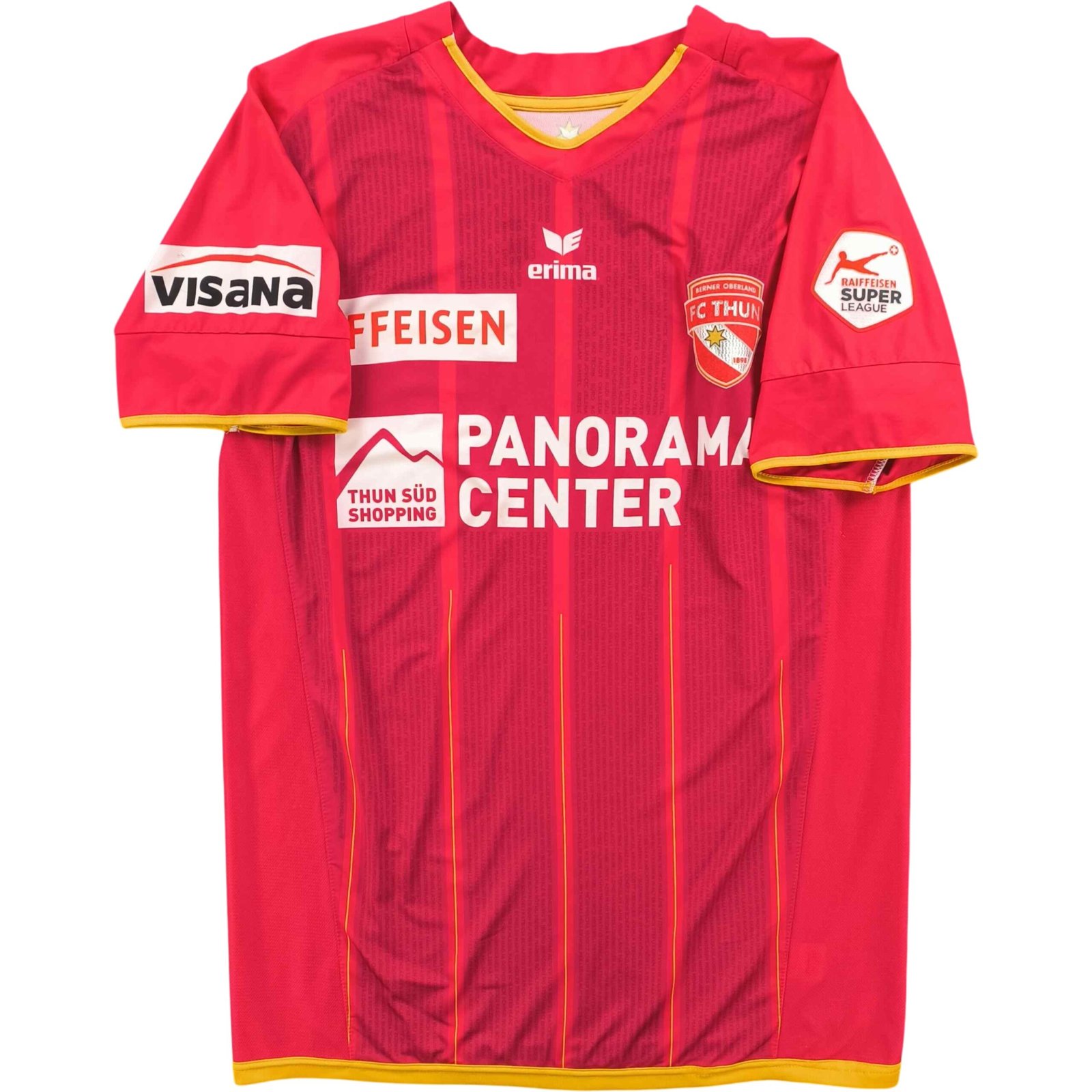 FC Thun 2012-13 Erima hazai Nelson Ferreira *Aláírt* foci mez M-es - Image 2