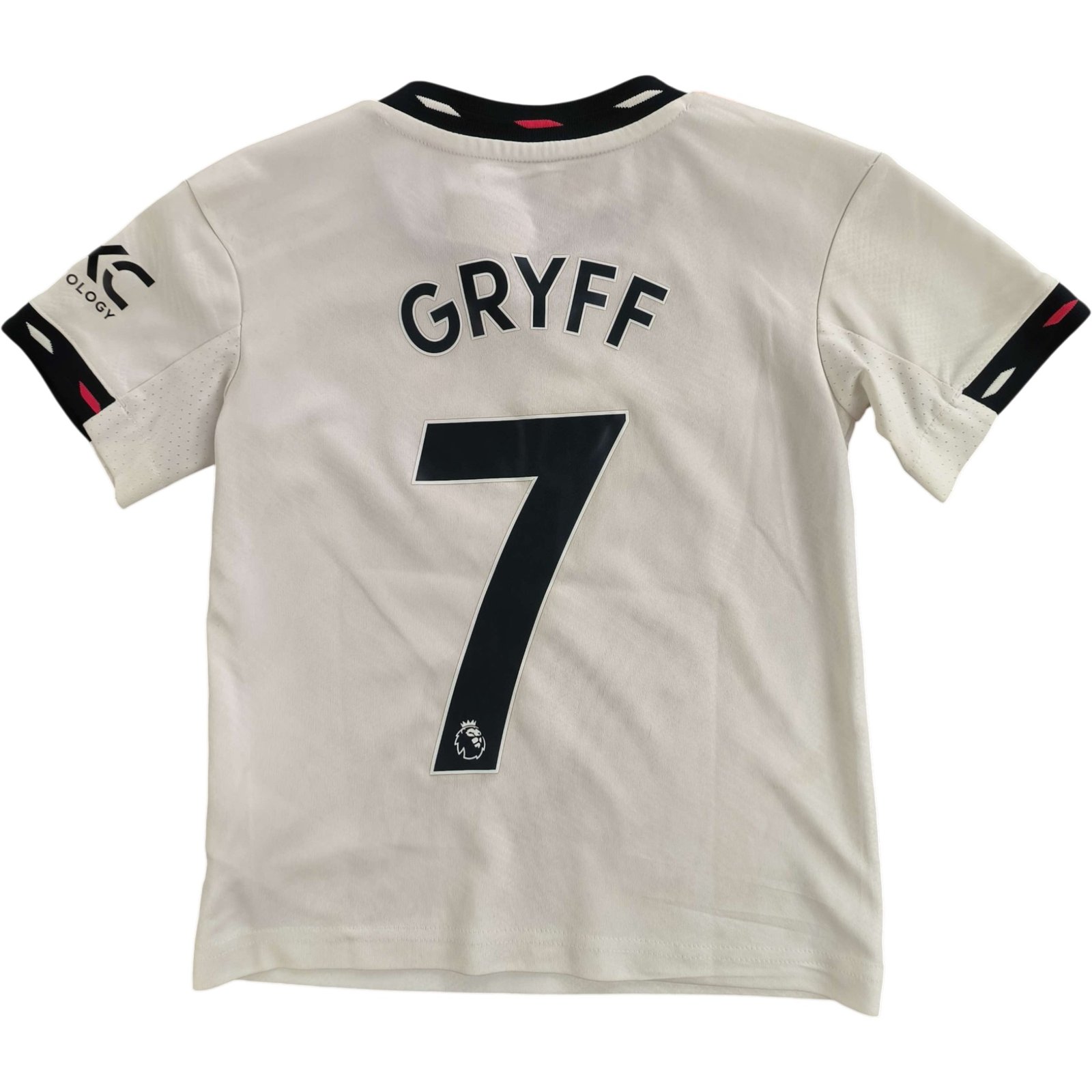 Manchester United 2022-23 Adidas vendég "Gryff #7" foci mez gyerek 98-as - Image 2
