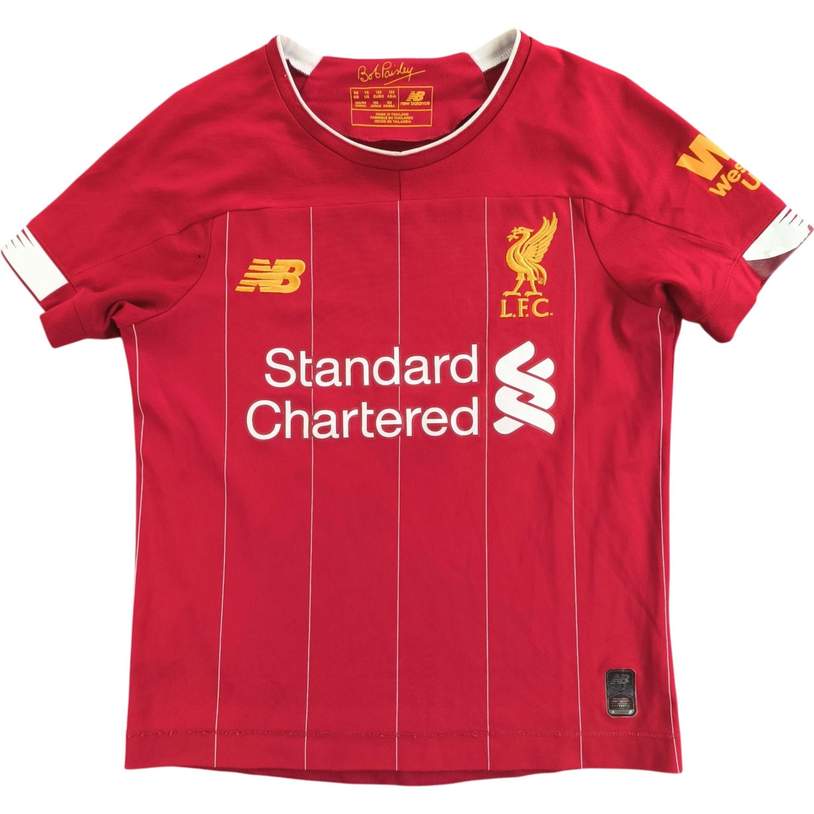 Liverpool 2019-20 New Balance hazai "Harri" foci mez gyerek 122-es