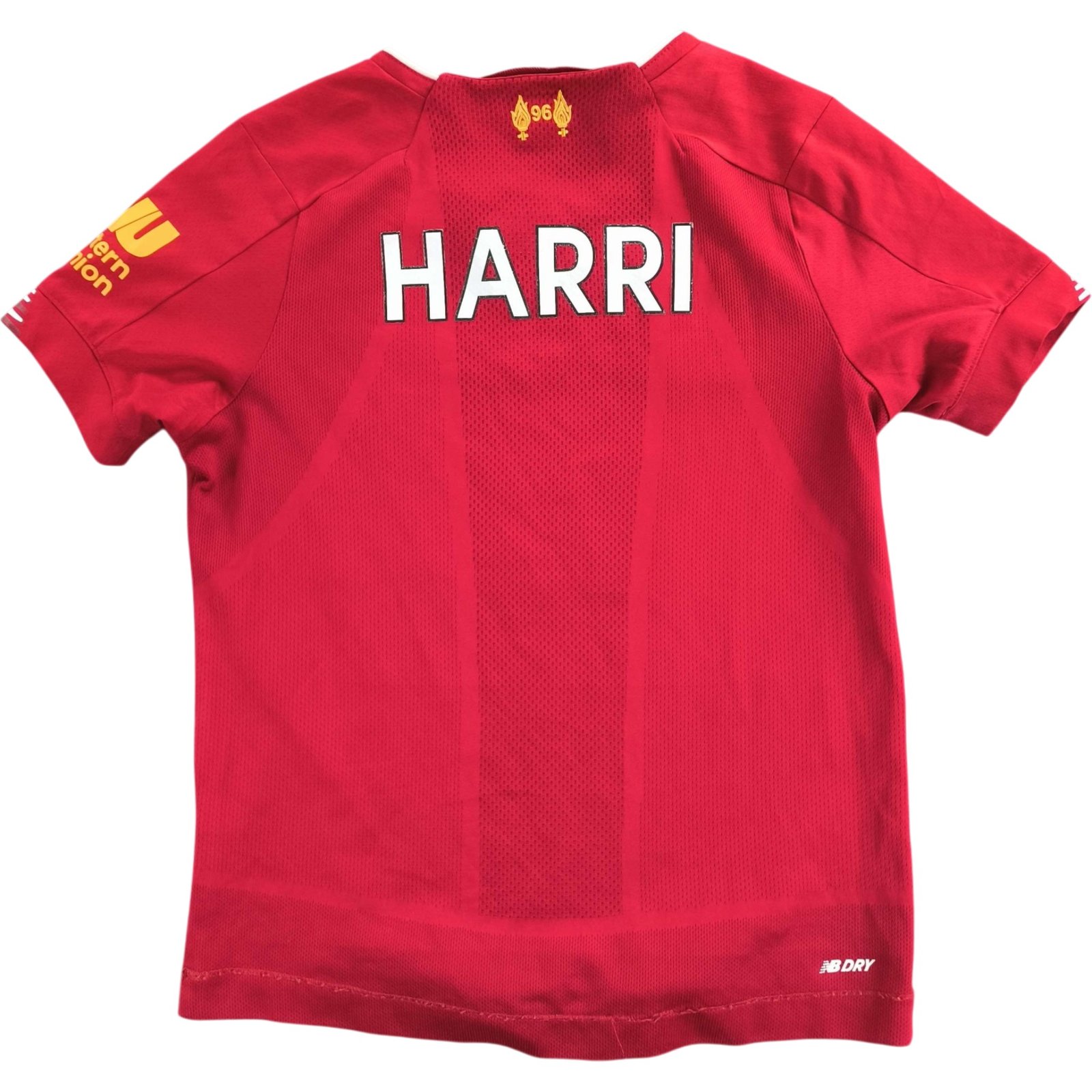 Liverpool 2019-20 New Balance hazai "Harri" foci mez gyerek 122-es - Image 2