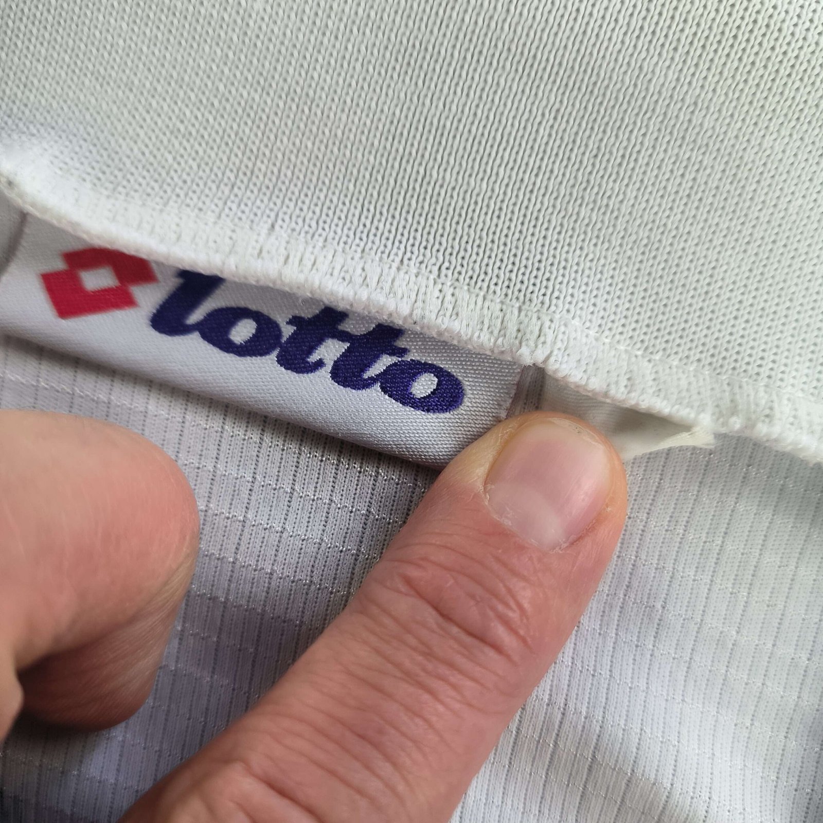 Lugano 1997-98 Lotto vendég hosszú ujjú foci mez gyerek M-es - Image 5