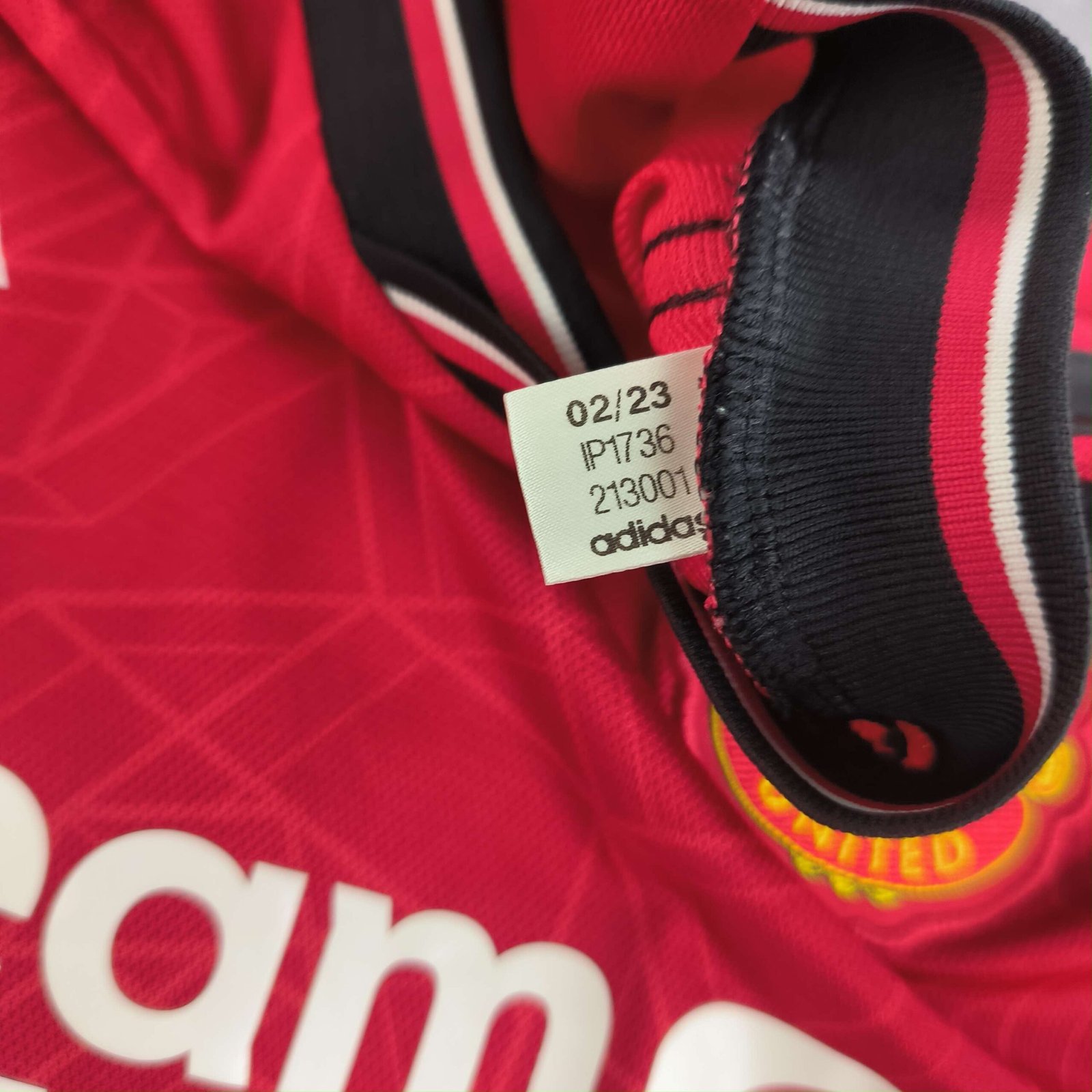 Manchester United 2023-24 Adidas hazai foci mez gyerek 152-es - Image 5