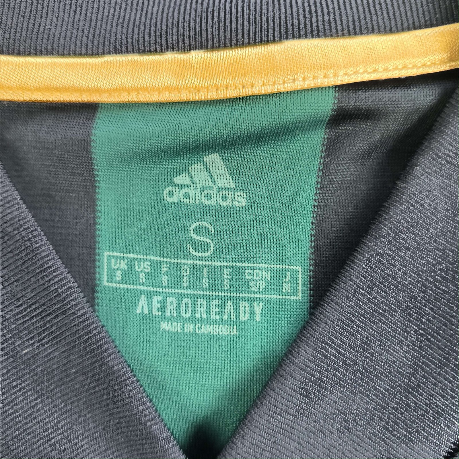 Leeds United 2020-21 Adidas vendég Jack Harrison foci mez S-es - Image 5