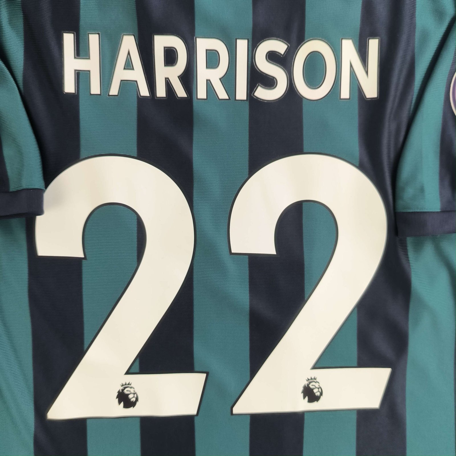 Leeds United 2020-21 Adidas vendég Jack Harrison foci mez S-es - Image 9