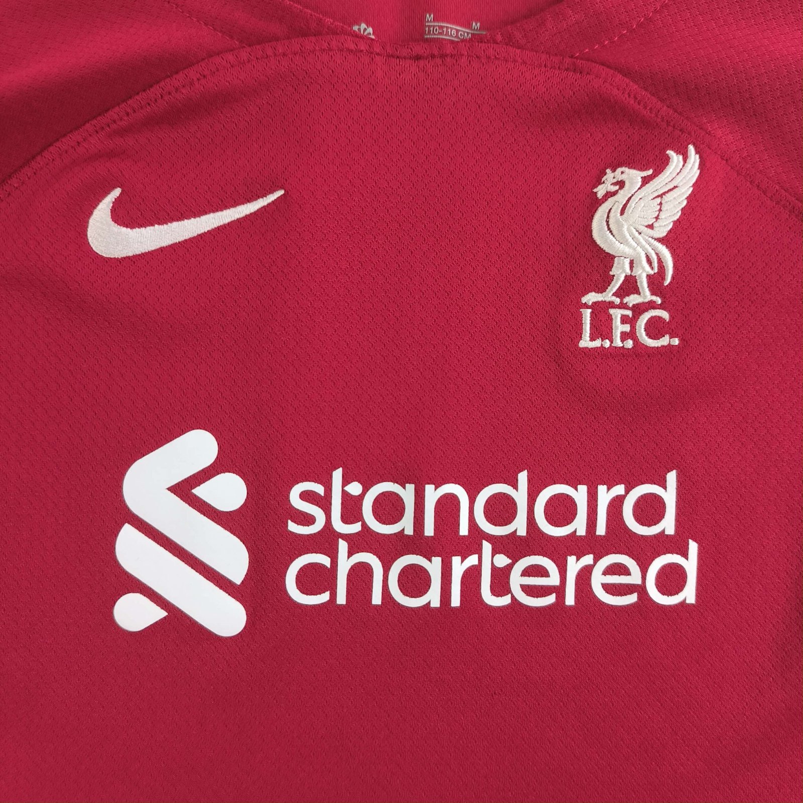 Liverpool 2022-23 Nike hazai foci mez gyerek 110-116-os - Image 3