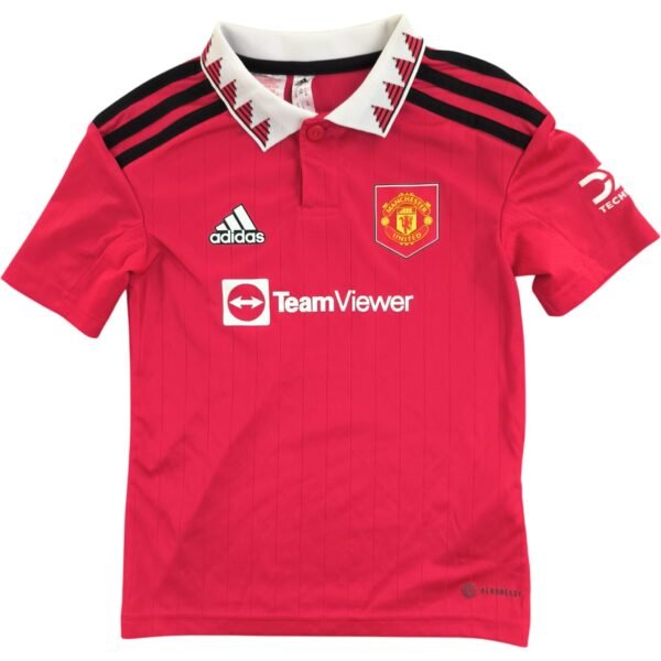 Manchester United 2022-23 Adidas hazai foci mez gyerek 116-os