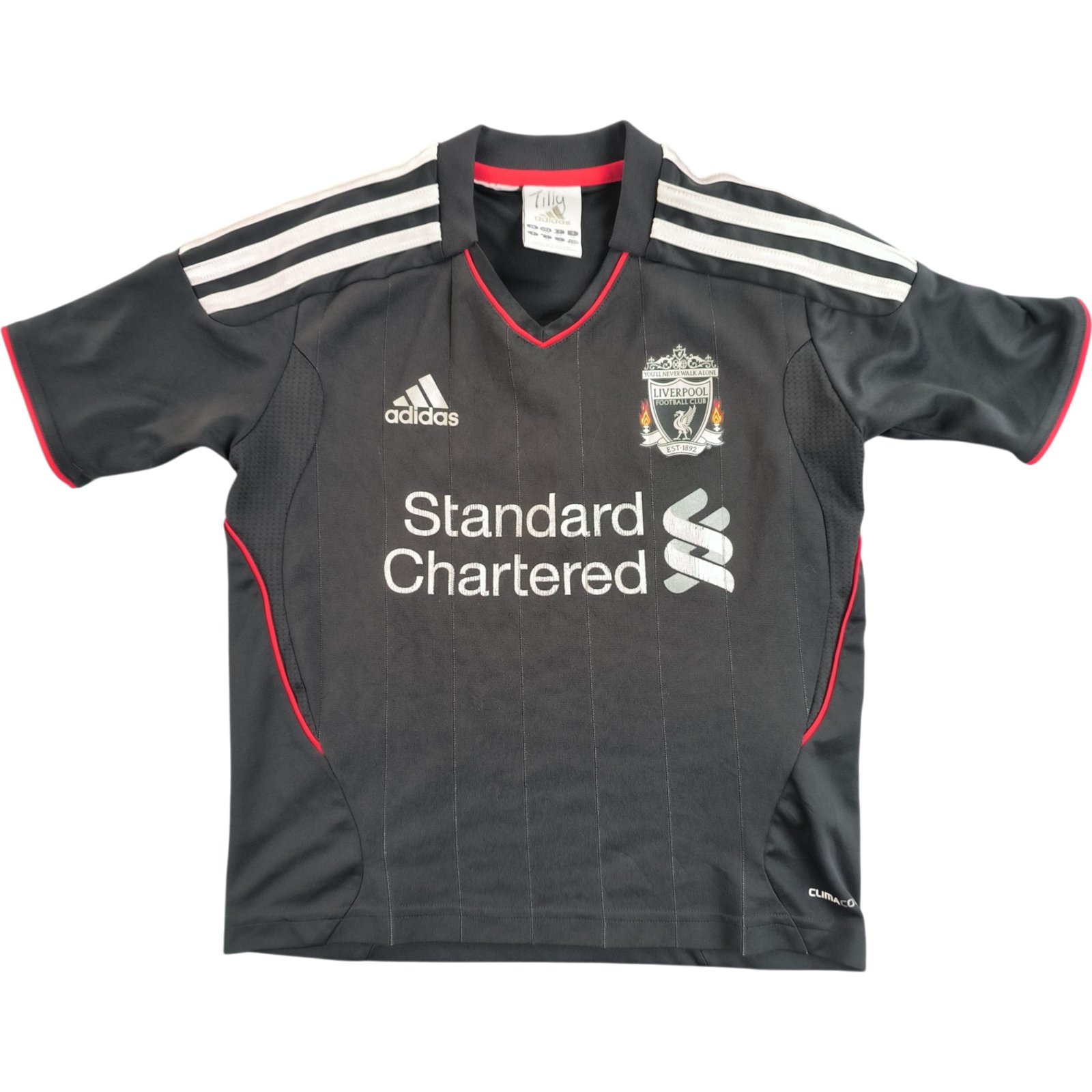 Liverpool 2011-12 Adidas vendég foci mez gyerek 116-os