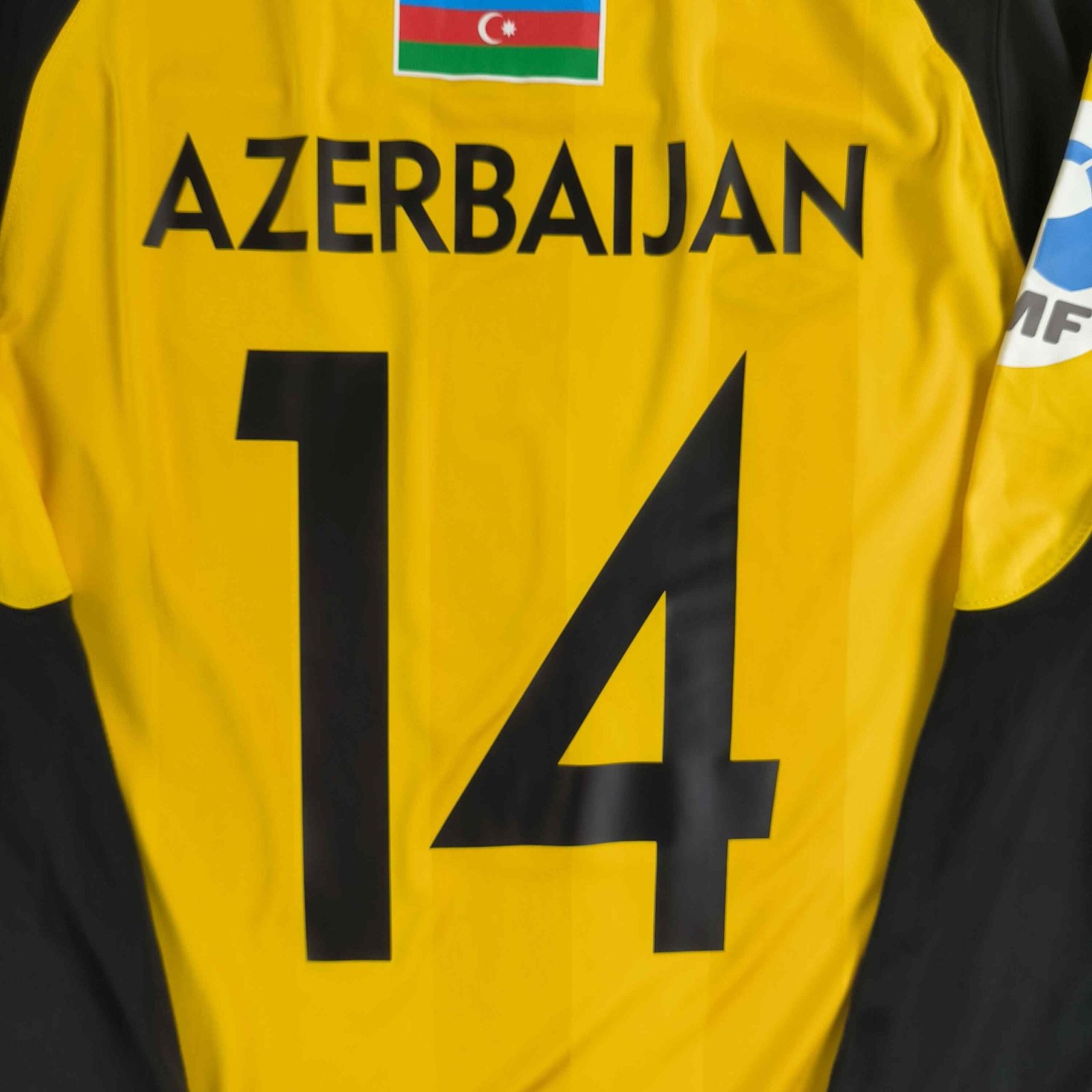 Azerbajdzsán Azeri válogatott Euro 2022 EMF minifootball kapus #14 foci mez S-es - Image 8