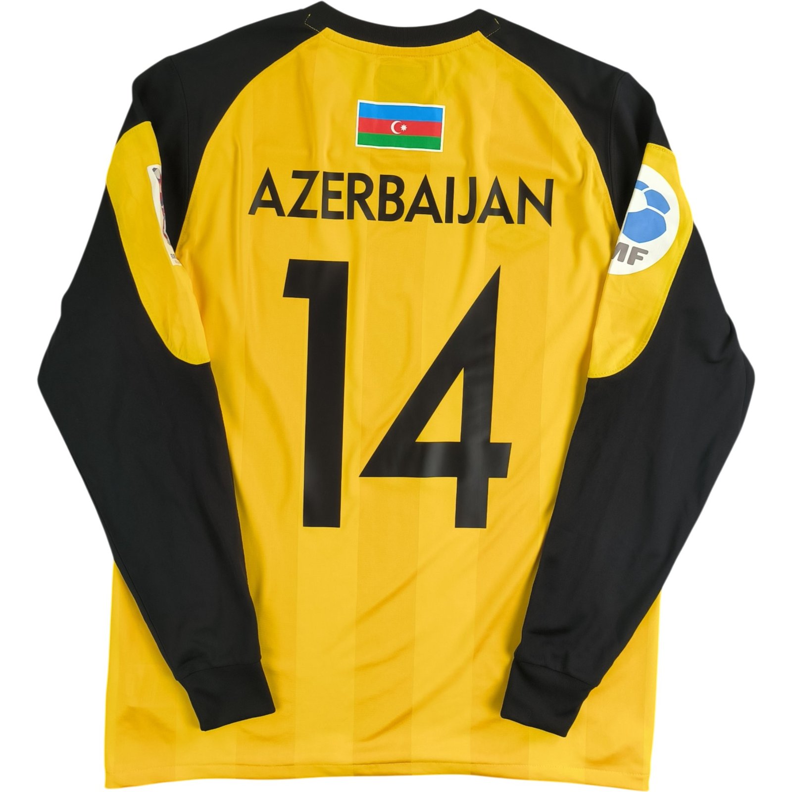 Azerbajdzsán Azeri válogatott Euro 2022 EMF minifootball kapus #14 foci mez S-es - Image 2