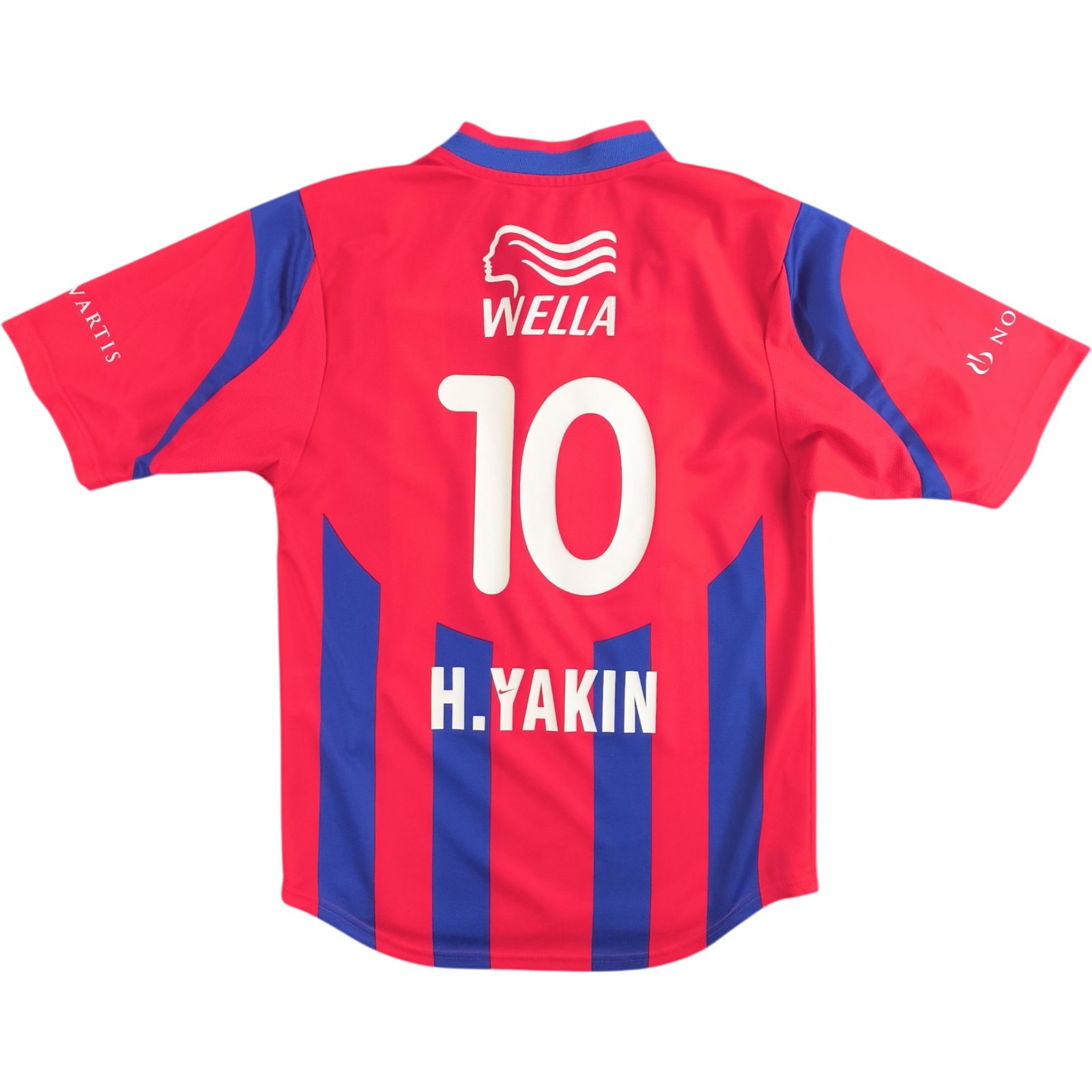 FC Basel 2001-02 Nike hazai Hakan Yakin foci mez S-es
