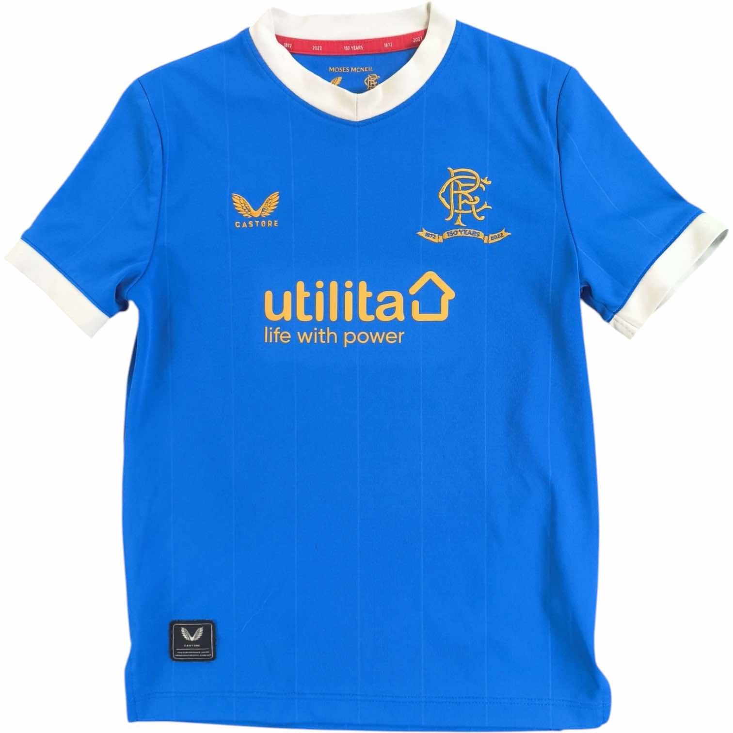 Rangers 2021-22 Castore hazai foci mez gyerek 6-7 éves