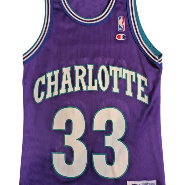 Charlotte Hornets Alonzo Mourning Champion NBA mez 36-os