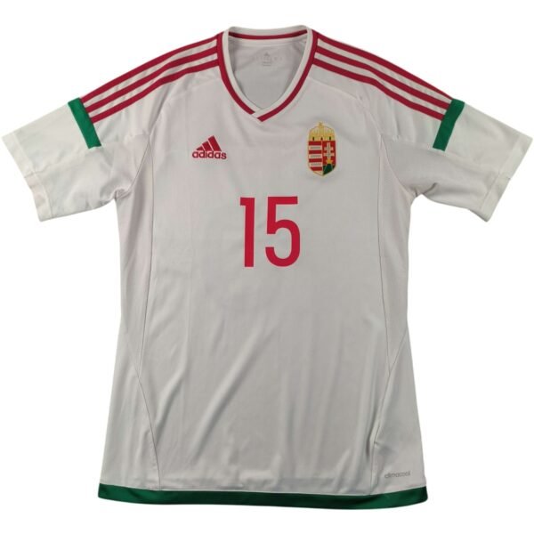 Magyarország Magyar válogatott 2016-18 Adidas vendég #15 foci mez S-es
