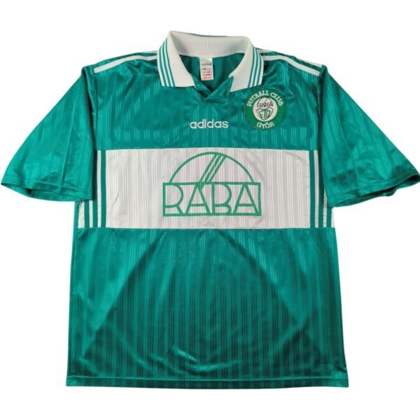 Győri ETO 1996-98 Adidas hazai foci mez XL-es