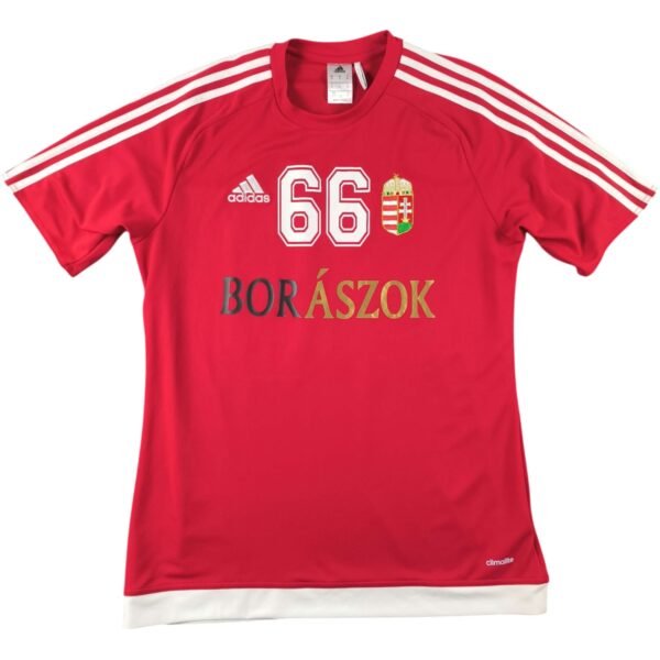 Magyarország Magyar válogatott Adidas "Ludányi" #66 foci mez M-es