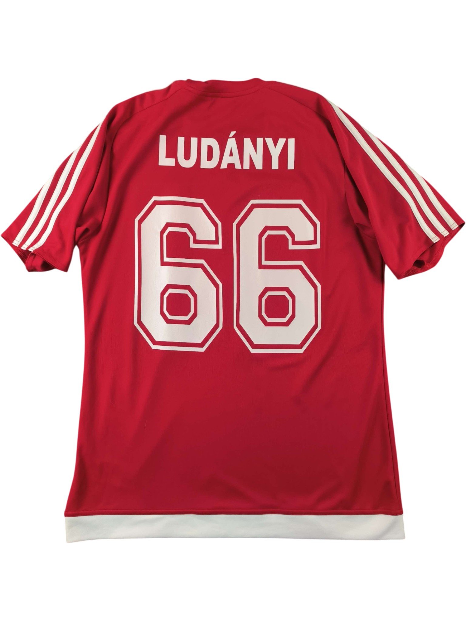 Magyarország Magyar válogatott Adidas "Ludányi" #66 foci mez M-es - Image 2