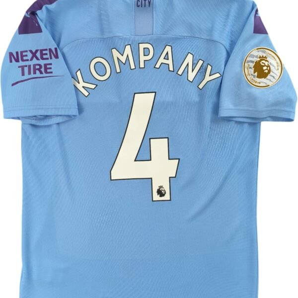 Manchester City 2019-20 Puma hazai Vincent Kompany foci mez M-es