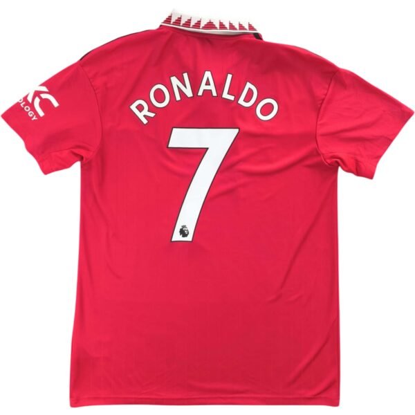 Manchester United 2022-23 Adidas hazai Cristiano Ronaldo foci mez M-es