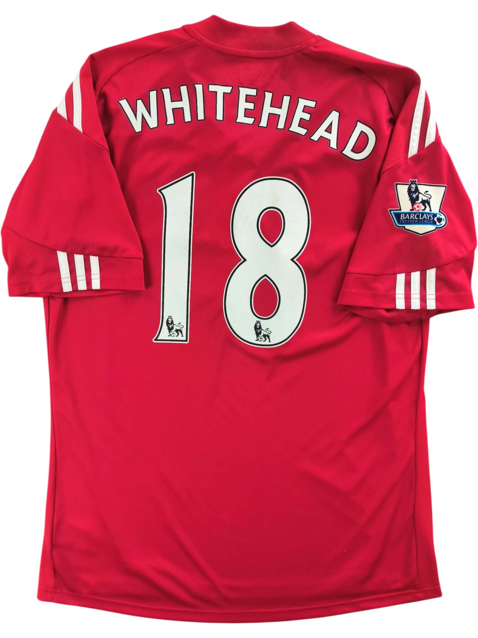 Stoke City 2010-11 Adidas hazai Dean Whitehead foci mez L-es