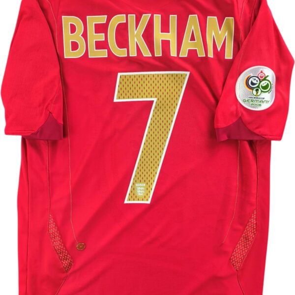 Anglia Angol válogatott 2006-08 Umbro vendég David Beckham foci mez S-es