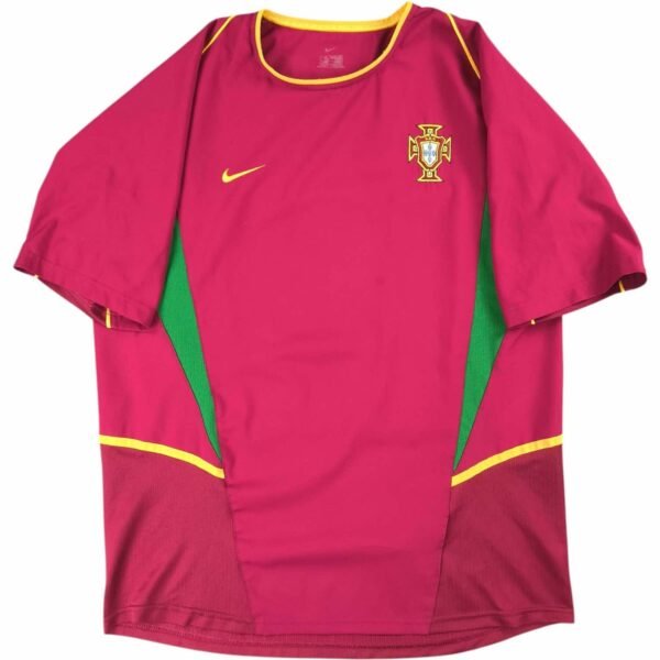 Portugália Portugál válogatott 2002-04 Nike hazai foci mez XL-es