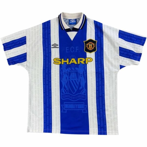 Manchester United 1994-96 Umbro harmadik számú foci mez XL-es