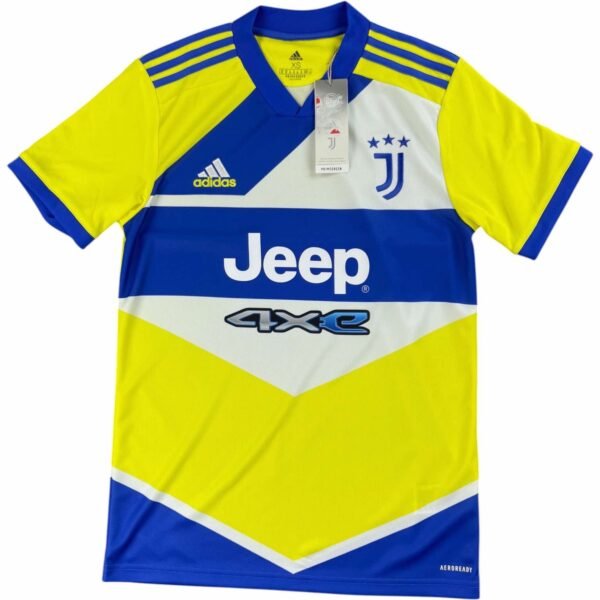 Juventus 2021-22 Adidas harmadik számú *Új* foci mez XS-es