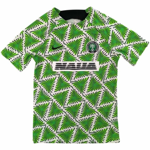 Nigéria Nigériai válogatott 2022-23 Nike Pre-Match training foci mez S-es