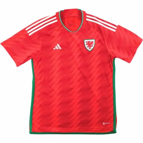 Wales Walesi válogatott 2022-24 Adidas hazai foci mez L-es