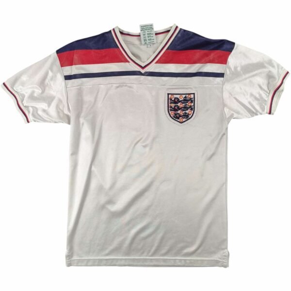 Anglia Angol válogatott 1980-83 Score Draw hazai retro foci mez S-es