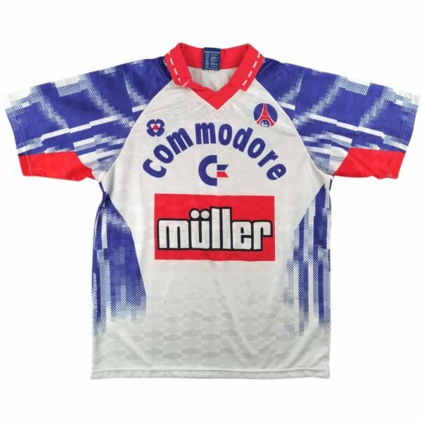 PSG Paris Saint-Germain 1991-92 Score Draw harmadik számú retro foci mez L-es