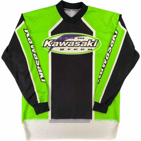 Team Kawasaki Green motocross mez XXL-es