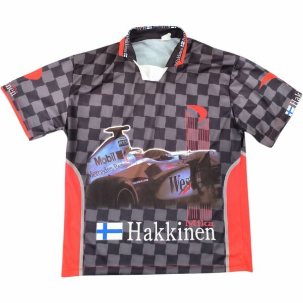 Mika Hakkinen Formula-1 F1 motorsport mez XL-es
