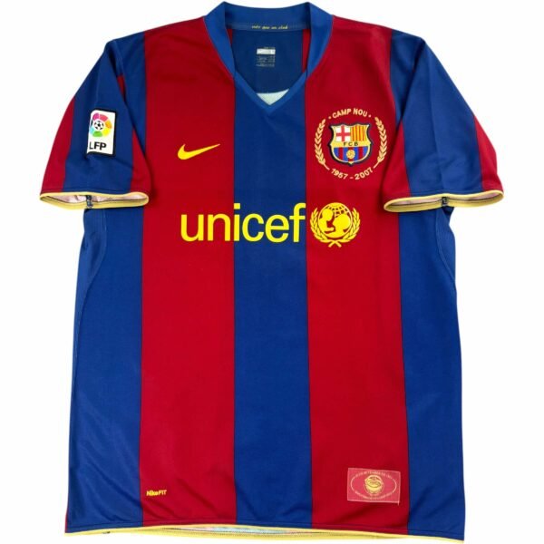 FC Barcelona 2007-08 Nike hazai foci mez L-es