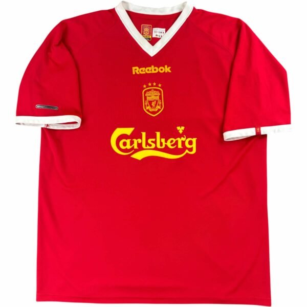 Liverpool 2001-02 Reebok Champions League hazai foci mez L-es