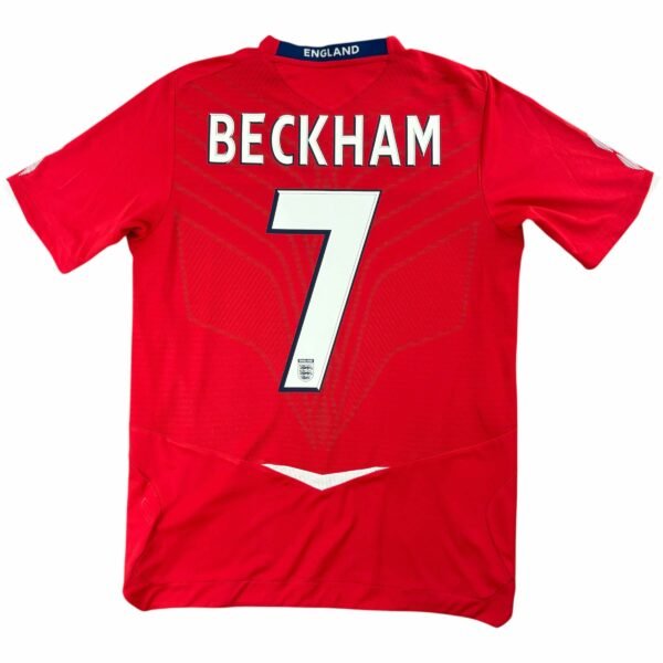 Anglia Angol válogatott 2008-10 Umbro vendég David Beckham foci mez S-es