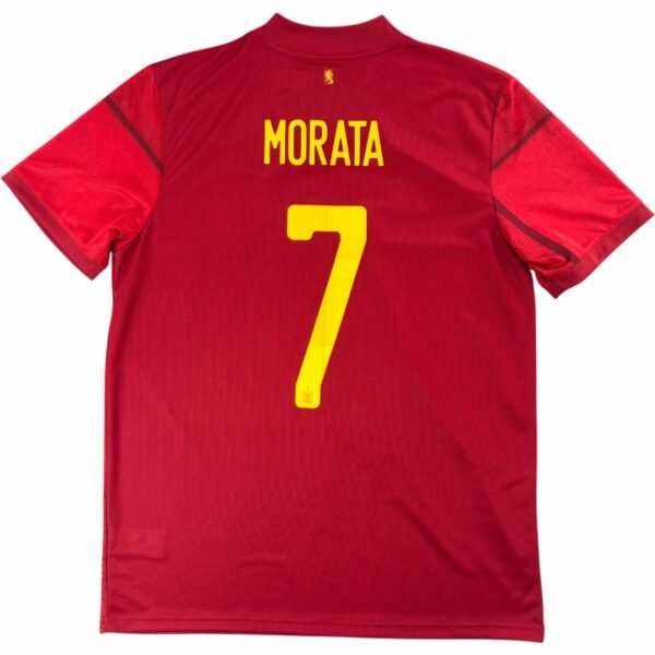 Spanyolország Spanyol válogatott 2020-22 Adidas hazai Alvaro Morata foci mez L-es
