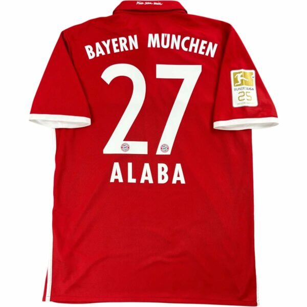 Bayern München 2016-17 Adidas hazai David Alaba foci mez M-es