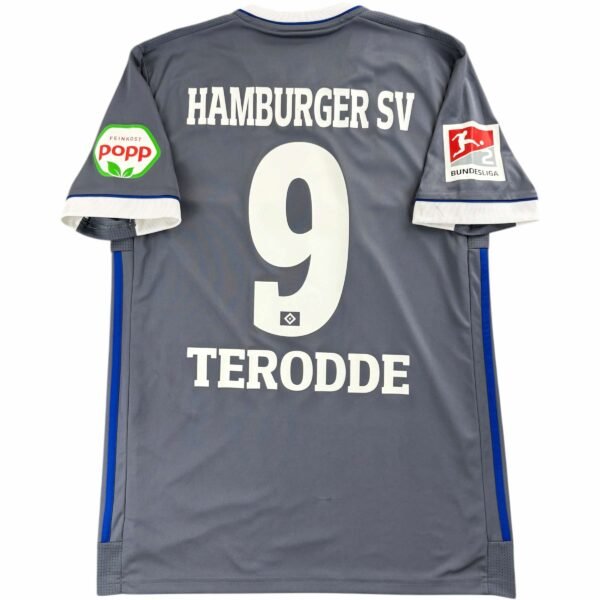 Hamburg 2020-21 Adidas harmadik számú Simon Terodde foci mez M-es