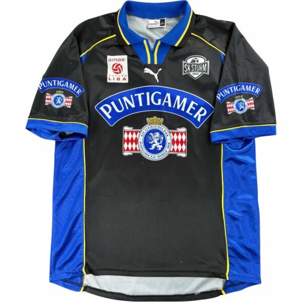 Sturm Graz 1996-98 Puma vendég "Wetzi #24" foci mez L-es