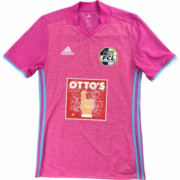 Luzern 2017-18 Adidas harmadik számú "Florian #18" foci mez S-es