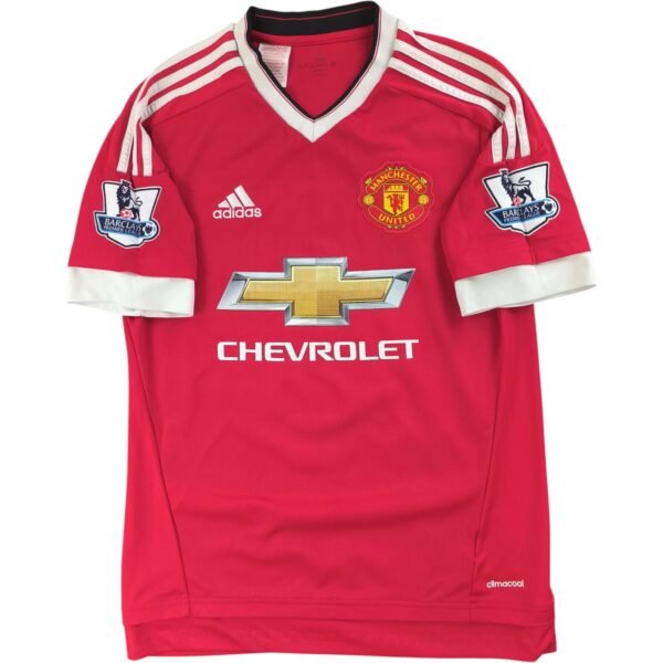 Manchester United 2015-16 Adidas hazai "Woods #11" foci mez gyerek XL-es