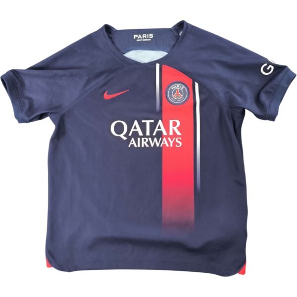 PSG Paris Saint-Germain 2023-24 Nike hazai "Radu #5" foci mez gyerek 122-128-as
