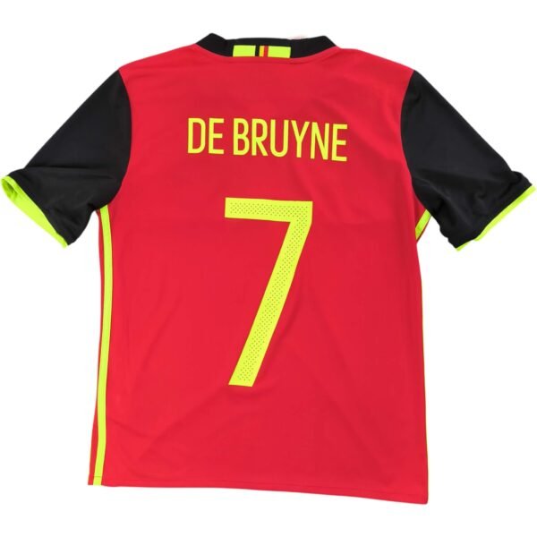 Belgium Belga válogatott 2016-18 Adidas hazai Kevin De Bruyne foci mez gyerek 164-es