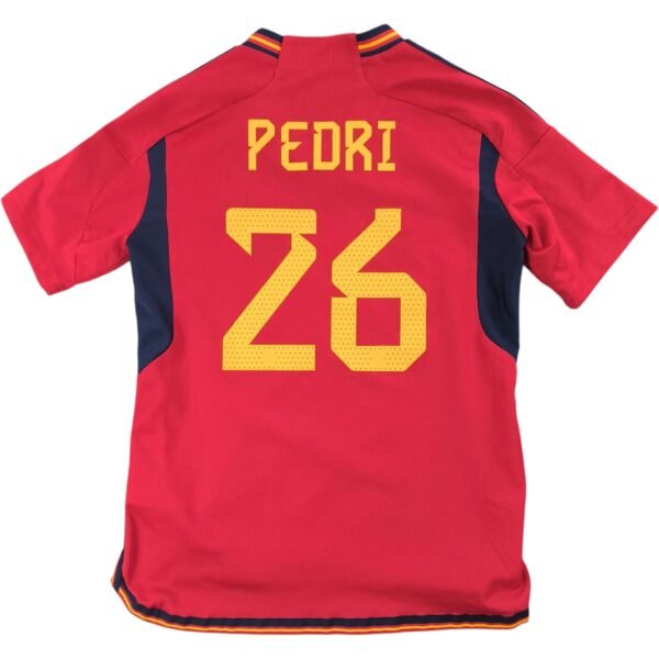 Spanyolország Spanyol válogatott 2022-24 Adidas hazai Pedri foci mez gyerek 152-es